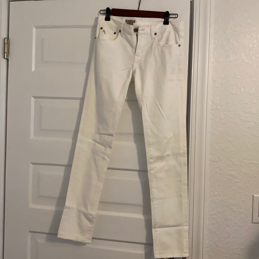Ralph Lauren white skinny jeans size 26
